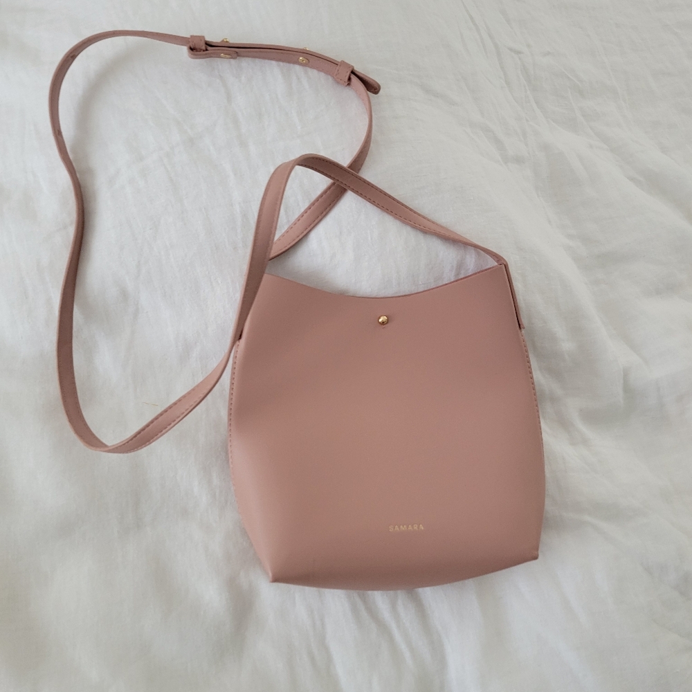 Samara Anthropologie Pink Crossbody Bag